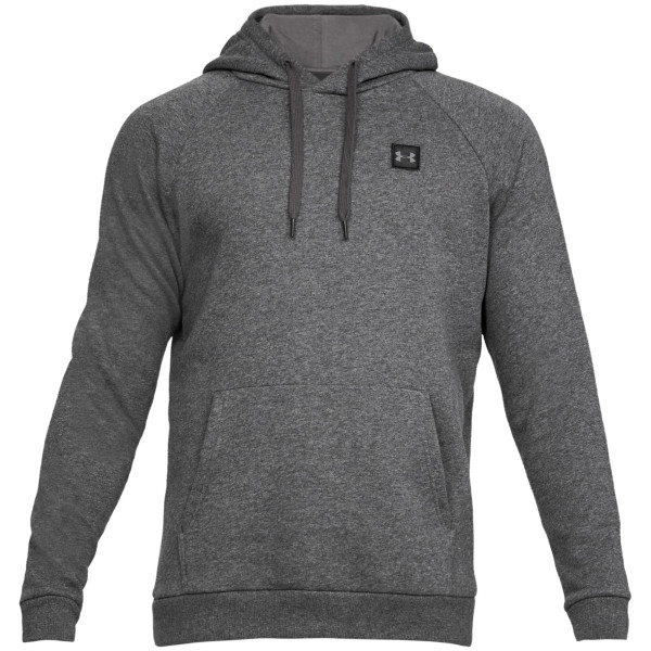 Sweat-shirt homme Under Armour Rival Fleece PO Hoodie gris foncé Grey