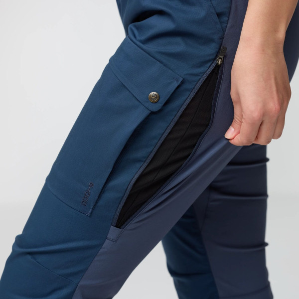 Patalon femme Fjällräven Abisko Hybrid Trail Trousers W