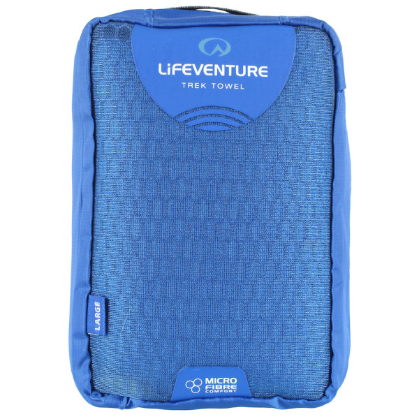 Serviette LifeVenture MicroFibre Trek Towel Large bleue Blue