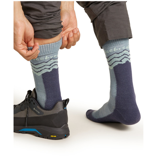 Chaussettes homme Icebreaker M Mer Hike+ Medium Crew Across the Peaks