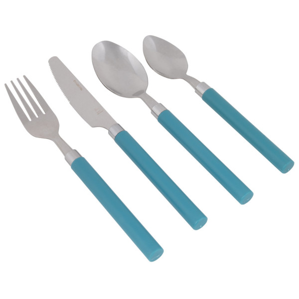 Set de couverts Bo-Camp Cutlery set 16 pcs bleu Blue