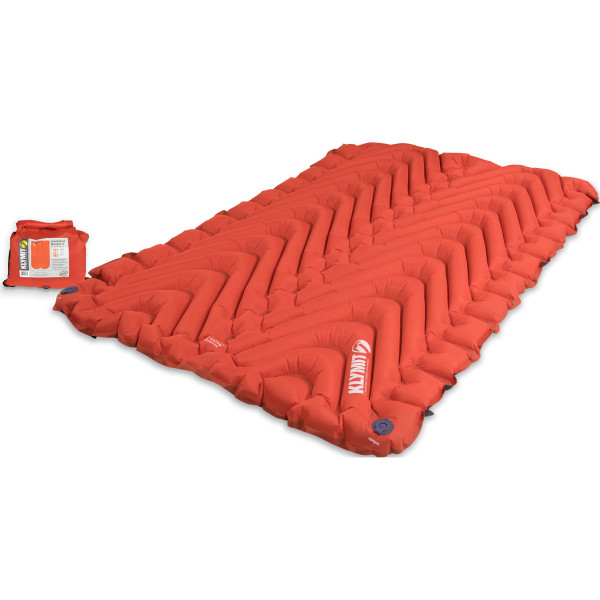 Matelas gonflable Klymit Insulated Double V rouge red