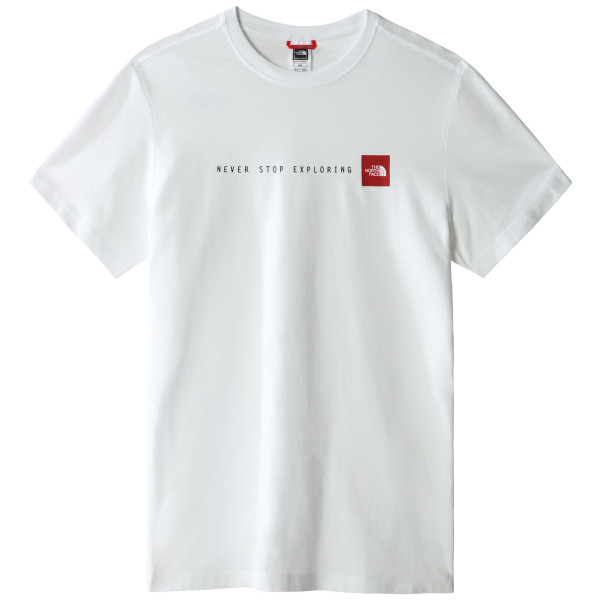 T-shirt homme The North Face M S/S Never Stop Exploring Tee blanc Tnf White