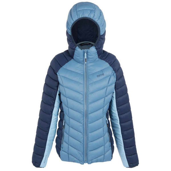 Veste d'hiver femme Regatta Women Hooded Dalent bleu / bleue claire Navy/CorntBl