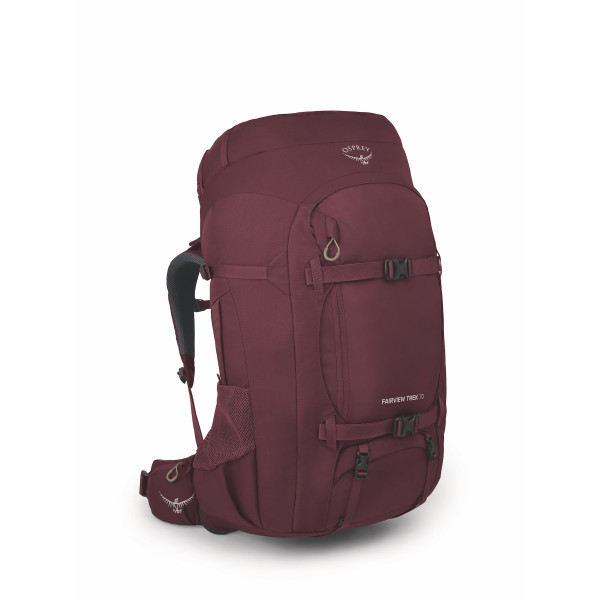 Sac à dos femme randonnée Osprey Fairview Trek 70 rouge zircon red