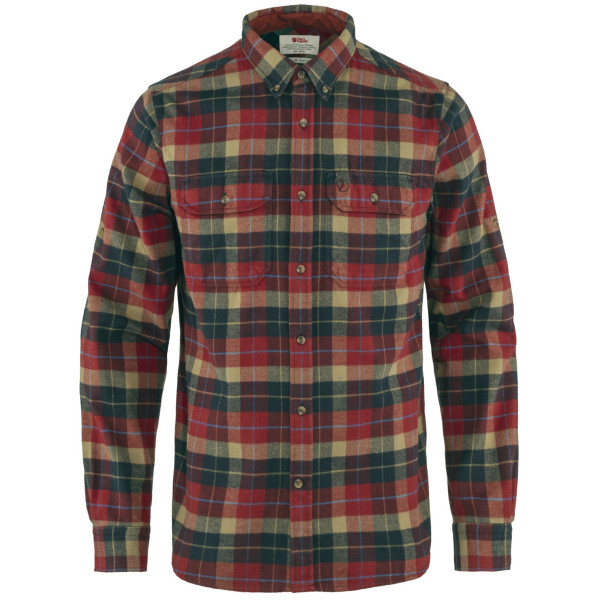 Chemise homme Fjällräven Singi Heavy Flannel Shirt M rouge Deep Red