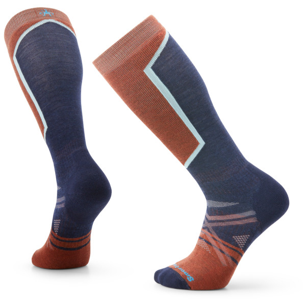 Chaussettes de ski Smartwool Ski Full Cushion OTC - Recycled bleu / orange picante