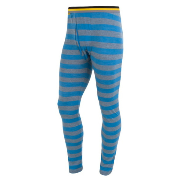 Pantalon sous-vêtement homme Sensor Merino Wool Active bleu / gris BlueStripes