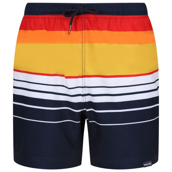 Short homme Regatta Loras Swim Short m bleu / orange Navy Orange Stripe