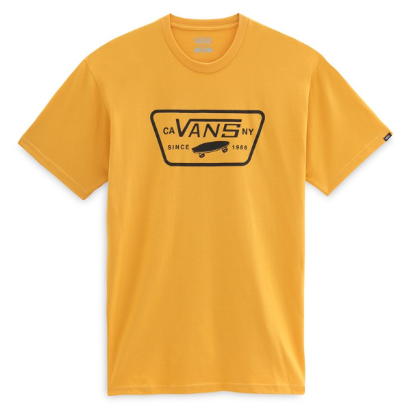 T-shirt homme Vans MN Full Patch jaune GoldenGlow/Black