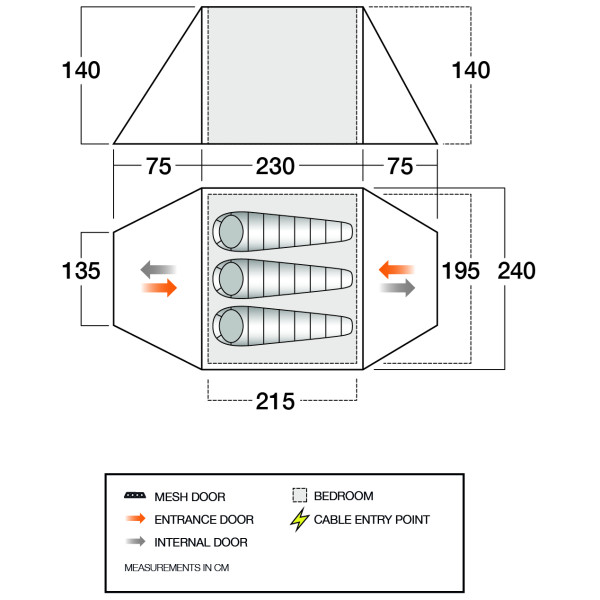 Tente Vango Classic Instant 300