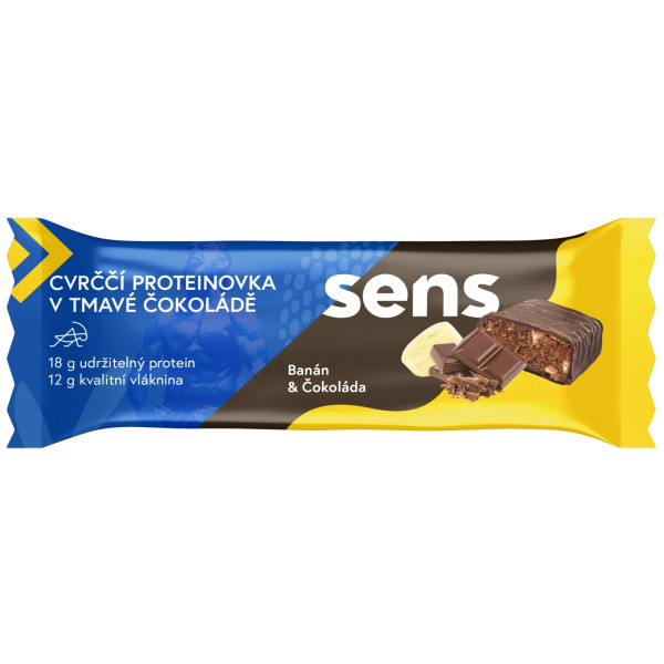 Barre Sens Barre proteinée aux grillon dans chocolat noir - Banane & Chocolat