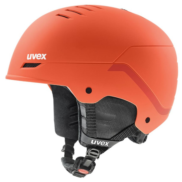 Casque de ski Uvex Wanted rouge red stripes mat