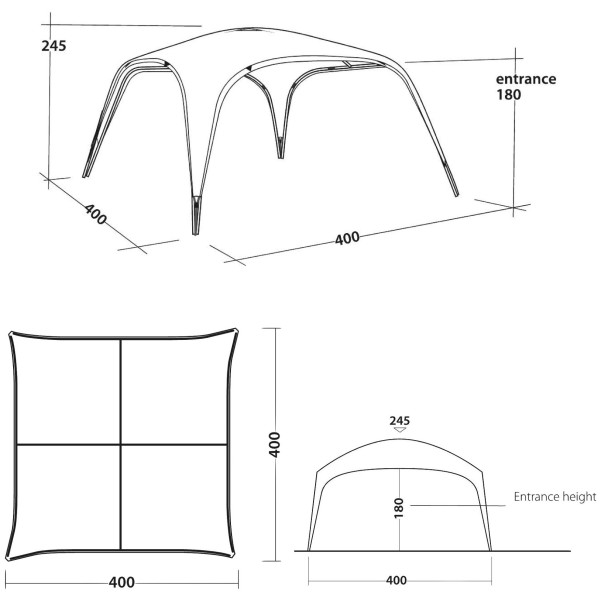 Tente de réception Outwell Event Lounge XL