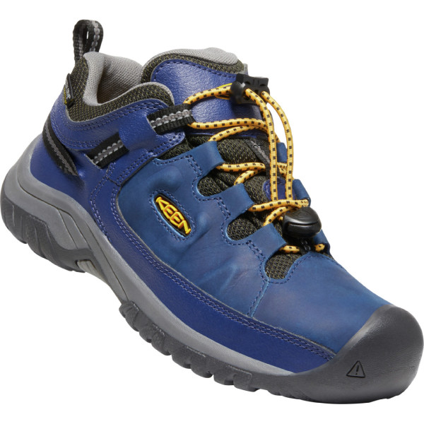 Chaussures enfant Keen Targhee Low Wp Youth bleue blue depths/forest night