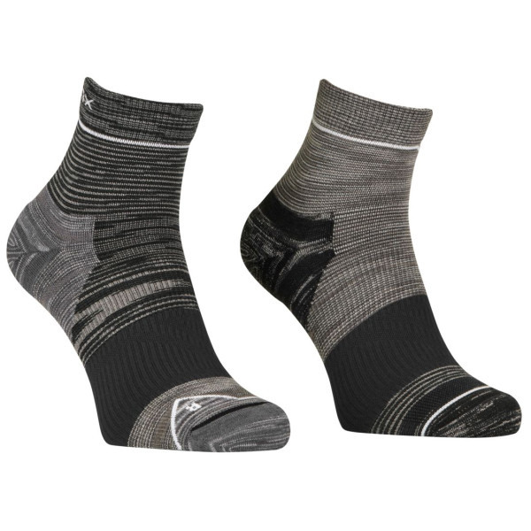 Chaussettes homme Ortovox Alpine Quarter Socks M noir / gris black raven