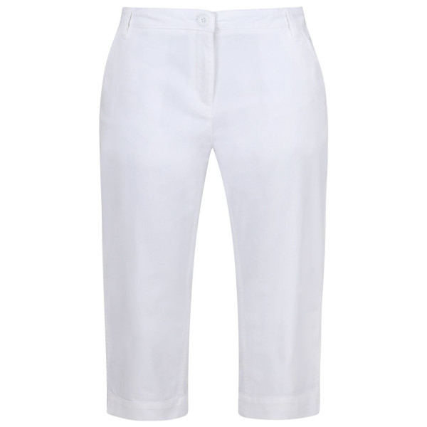 Pantalon 3/4 femme Regatta Bayletta Capri blanc White