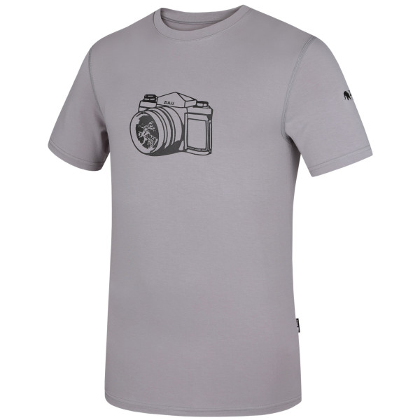 T-shirt homme Zulu Bambus Picture 210 Short girs grey