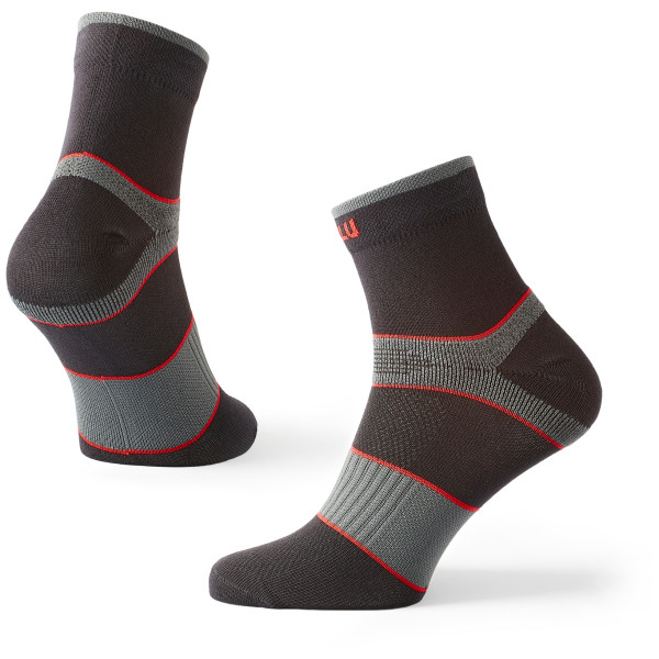 Chaussettes Zulu Sport noir / rouge Č/W/Red