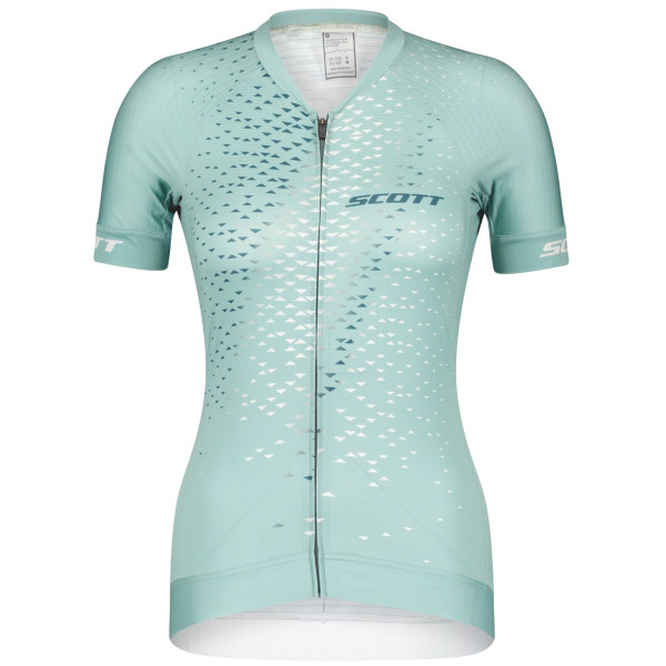 Maillot vélo femme Scott W's RC Pro SS bleu clair northern mint/northern blue