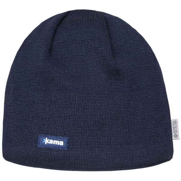 Bonnet laine mérinos Kama AW19 bleu foncé Darkblue