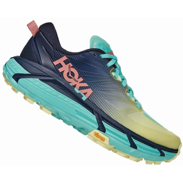 Chaussures de running femme Hoka Mafate Speed 3 bleu / jaune BlackIris/Cascade