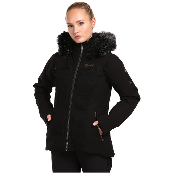 Veste de ski femme Kilpi Emilin-W vert BLK