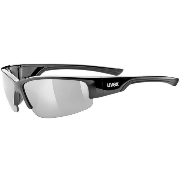 Lunettes soleil Uvex sportstyle 215 vert Black/Silver