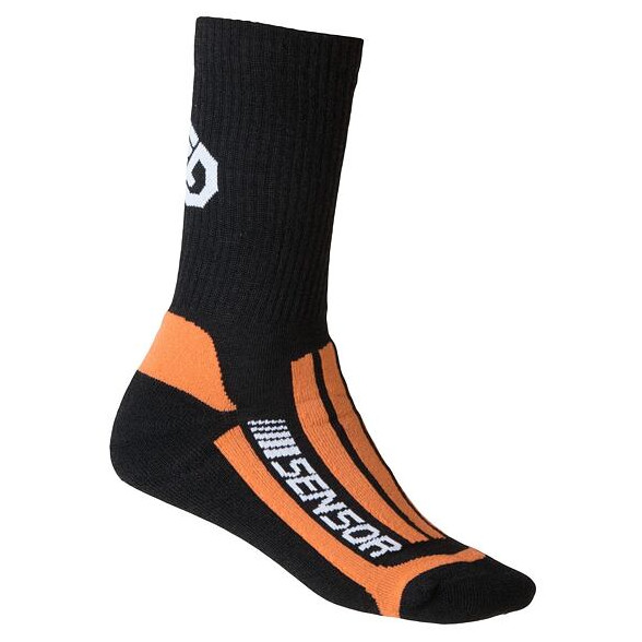 Chaussettes Sensor Treking Evolution orange Black/Orange