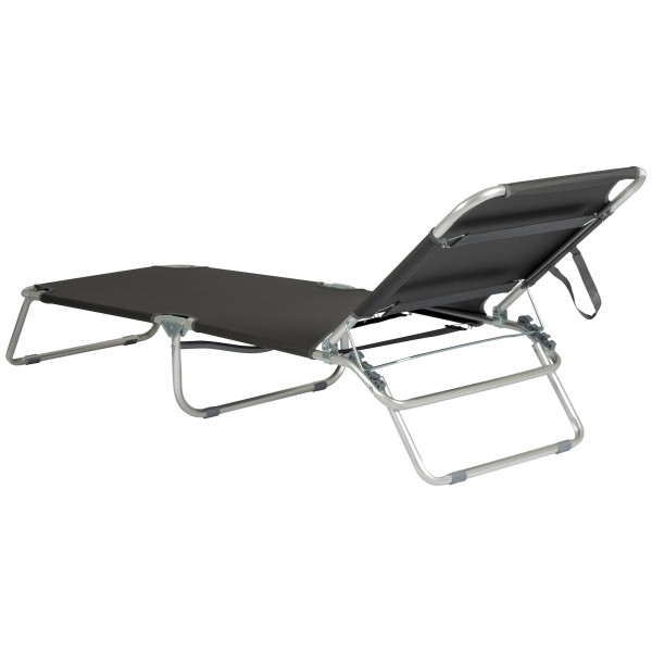 Chaise longue de plage Bo-Camp Sun lounger with sunscreen