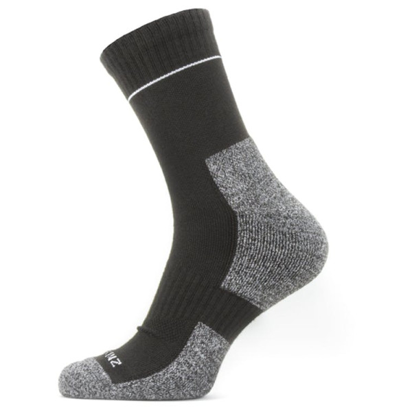 Chaussettes SealSkinz Morston noir / gris black/grey