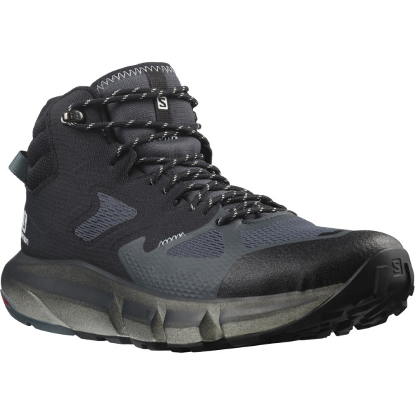 Chaussures randonnée homme Salomon Predict Hike Mid Gore-Tex vert Ebony