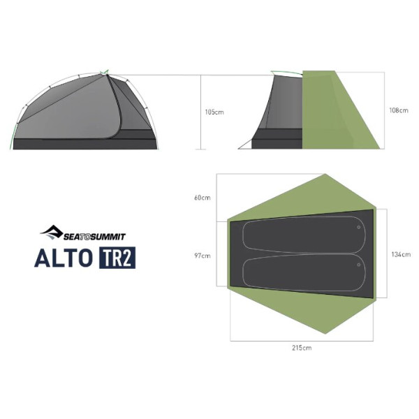 Tente de randonnée Sea to Summit Alto TR2