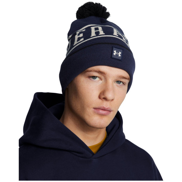 Bonnet Under Armour M Halftime Pom Beanie bleue blu