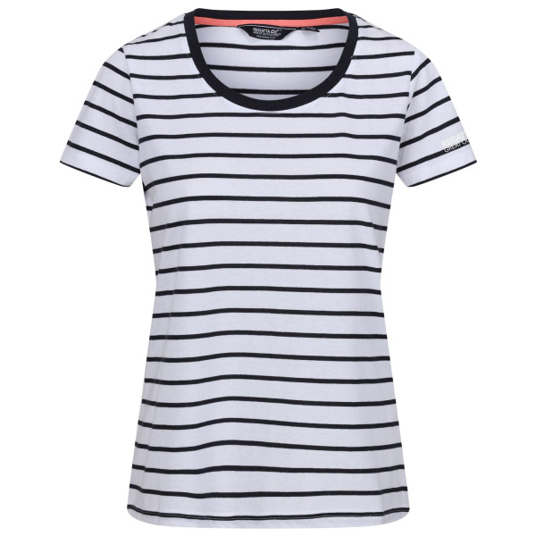 T-shirt femme Regatta Filandra VIII blanc / bleu White/NvyStr