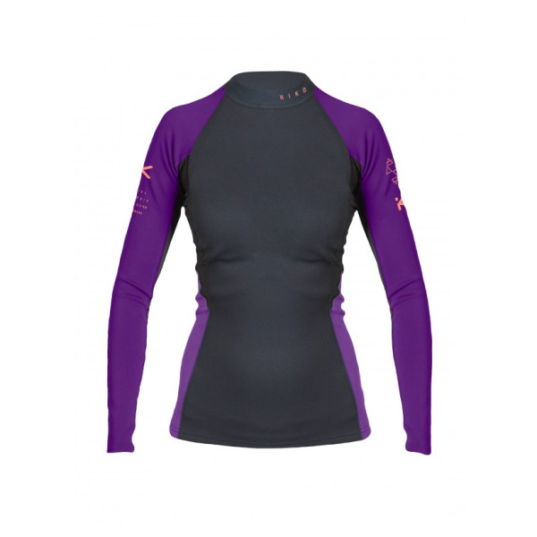 T-shirt fonctionnel femme Hiko Symbio e. W L/S Top violet