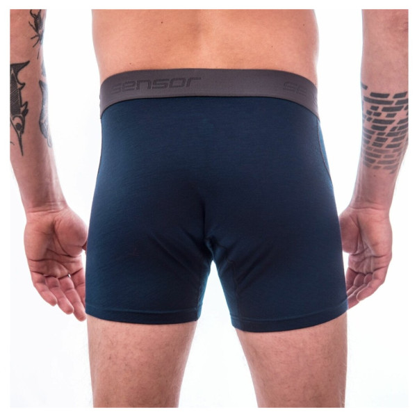 Short homme Sensor Merino Active Deep Blue