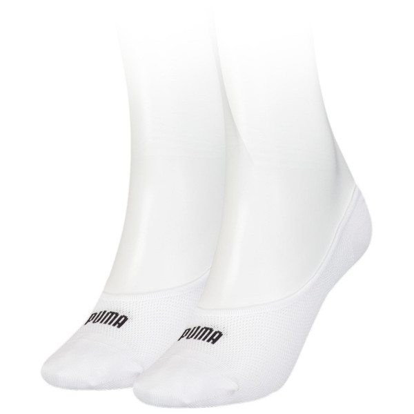 Chaussettes femme Puma Mesh Footie 2P blanc white combo