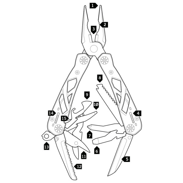 Outil multifonction Gerber Suspension