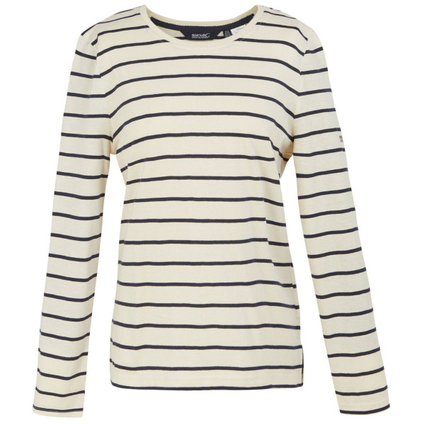 T-shirt femme Regatta Federica II beige LtVanil/Navy