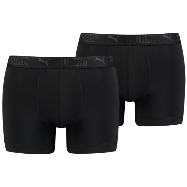 Caleçon homme Puma Sport Microfiber Boxers 2P noir Black