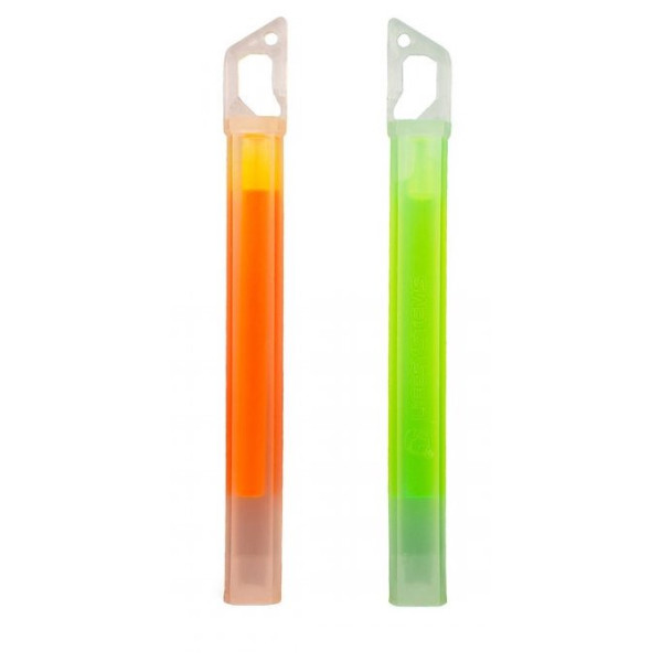 Bâton lumineux Lifesystems 15 Hour Glow Sticks (2 Pack) vert / orange