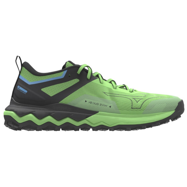 Chaussures de running hommes Mizuno Wave Ibuki 4 noir/vert 909C/BlkO/LittleBoyBlue