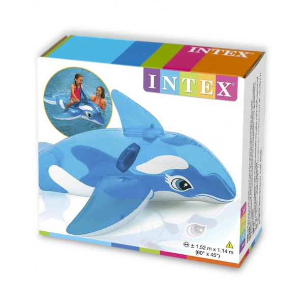 Orque gonflable Intex Lil' Whale RideOn 58523NP