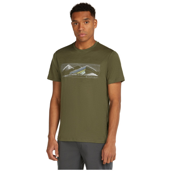 T-shirt homme Icebreaker M Merino 150 Tech Lite SS Tee Highland