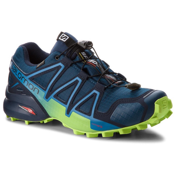 Chaussures homme Salomon Speedcross 4 GTX® bleue Poseidon/NavyBlazer/LimeGreen