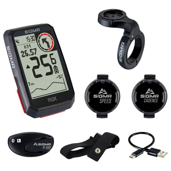 Compteur vélo Sigma Rox 4.0 SENSOR SET vert