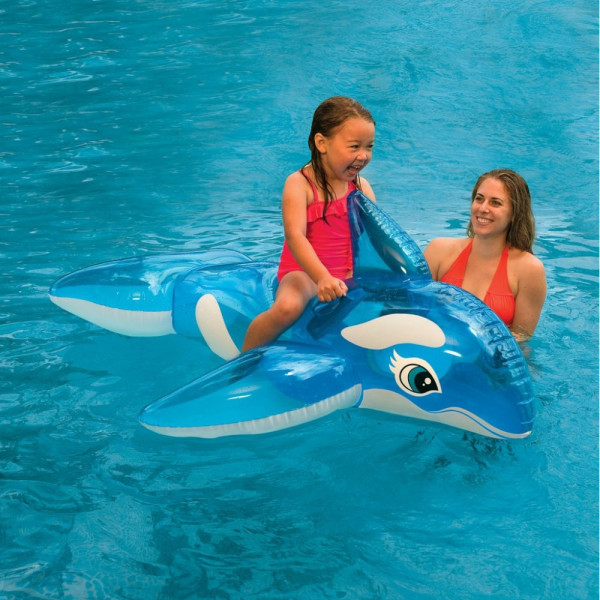 Orque gonflable Intex Lil' Whale RideOn 58523NP