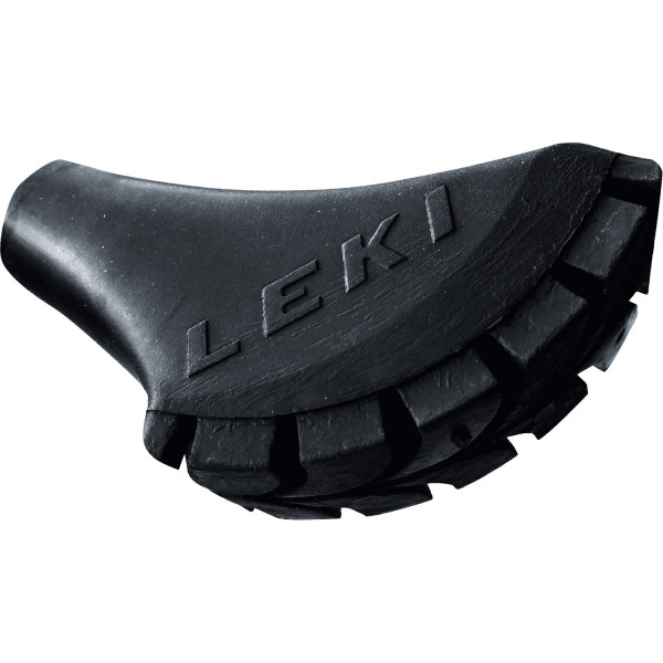 Embout Leki Rubber tip Walking vert Black