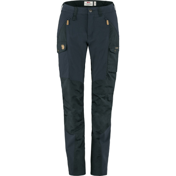 Patalon femme Fjällräven Nikka Trousers Curved W bleu foncé Dark Navy